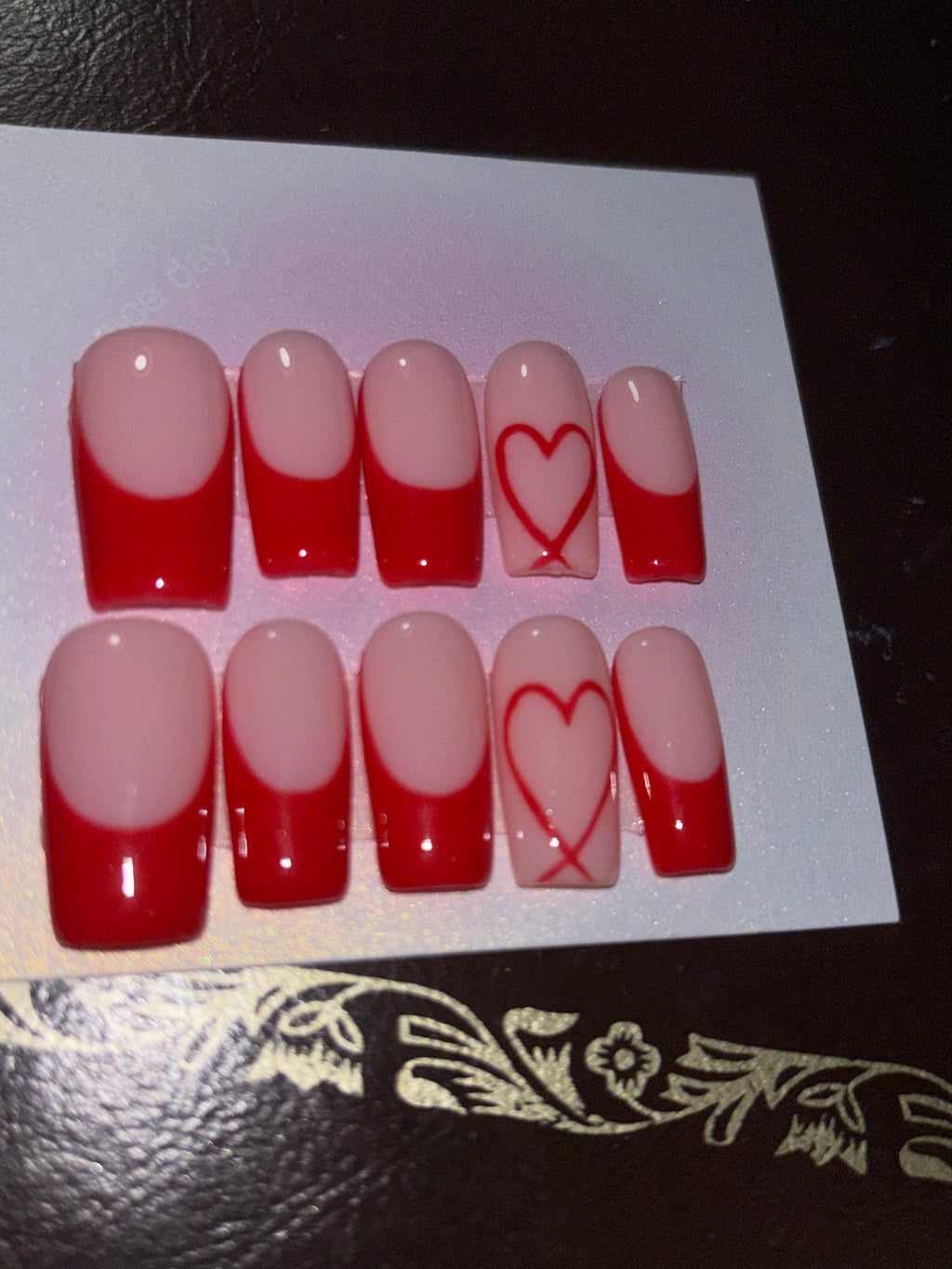 My heart is red