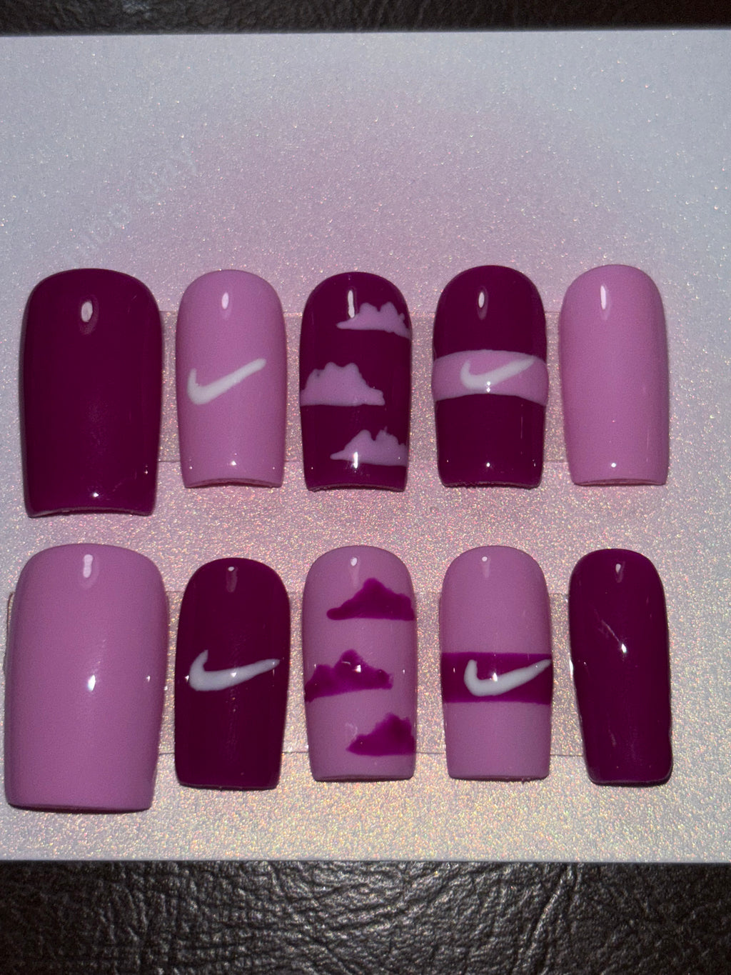 Nikes on my tips